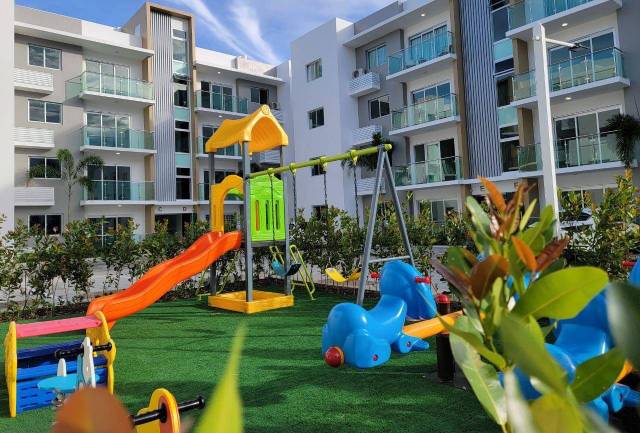 Apartamentos ubicados en un residencial diseñado para el disfrute familiar. | Bienes Raices Republica Dominicana 
