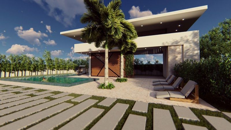 Apartment project with Pool. | Real Estate in Dominican Republic